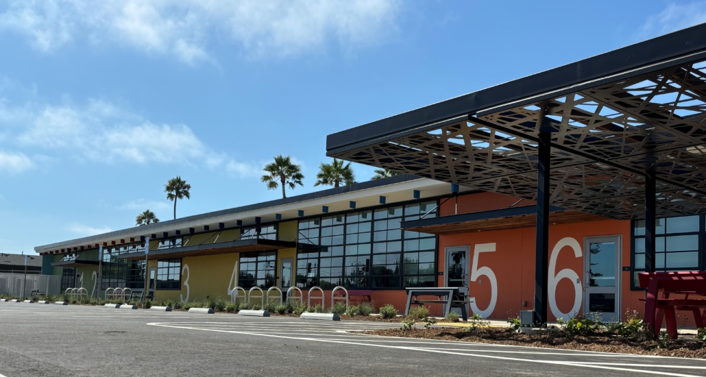 PVAC exterior View Bldg 1 From Lot